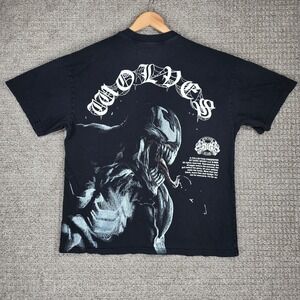 Darc Sport Venom Marvel Hero Elite Series Wolves T-Shirt Black Mens Large #/1000
